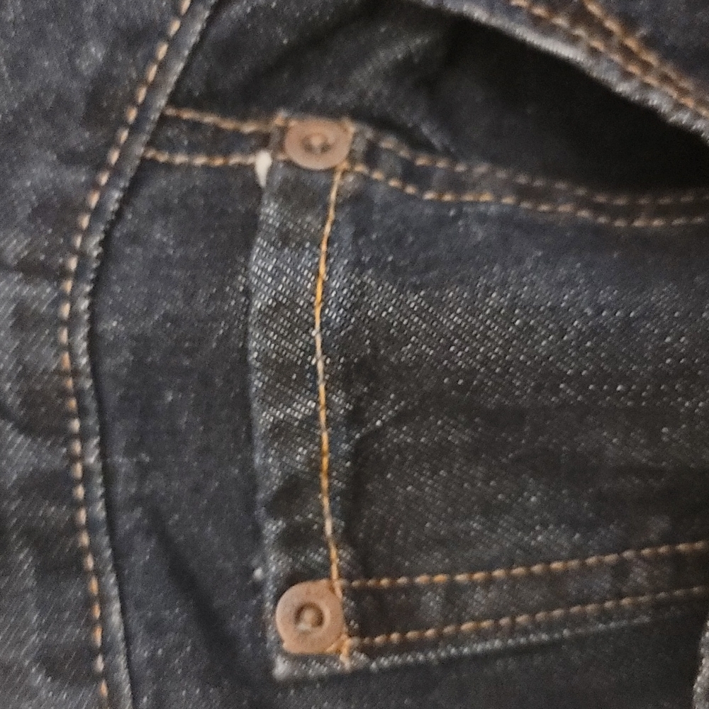 Old Navy dark blue denim bootcut jeans 40x32 brand new - Picture 4 of 7